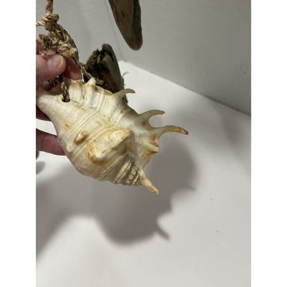 Driftwood & Shell Nautical Garland BoHo, Sea Ocean Natural Decor - Picture 6 of 10